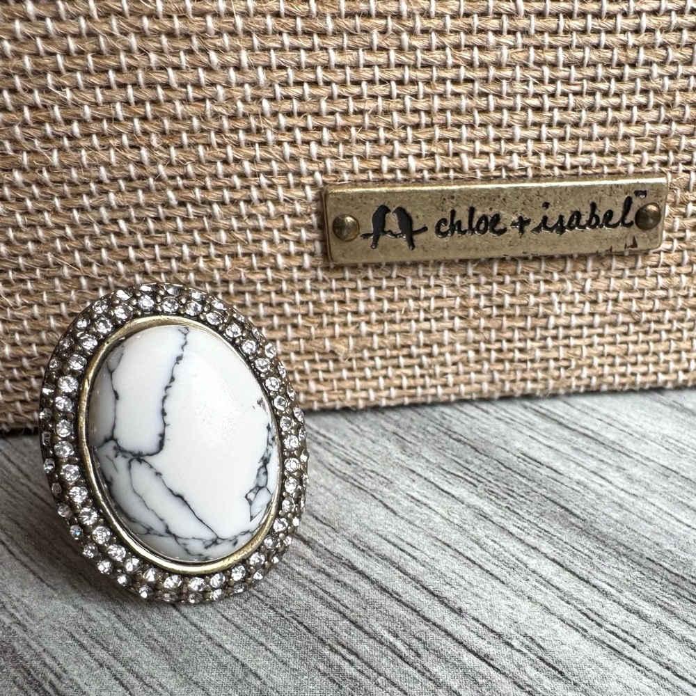 Chloe + Isabel Howlite Statement Ring